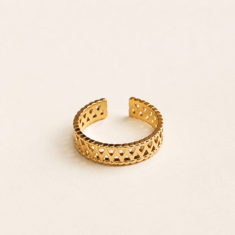 Anel Lace Dourado