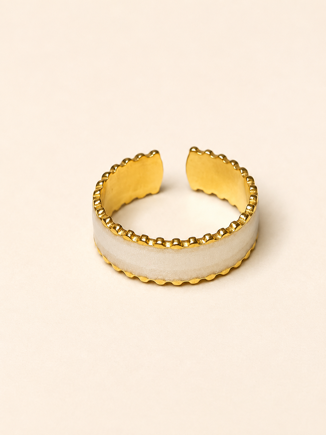Anel Celeste Dourado
