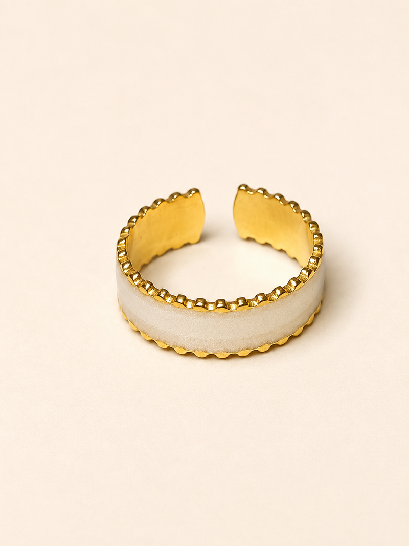 Anel Celeste Dourado